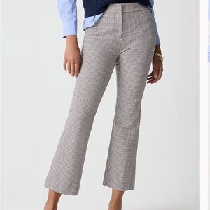 NWT J.Crew Kelsey kickout flare crop pant size 2